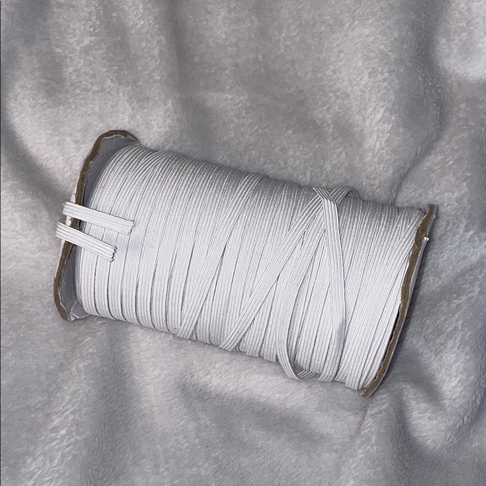 White Elastic Cord Roll
